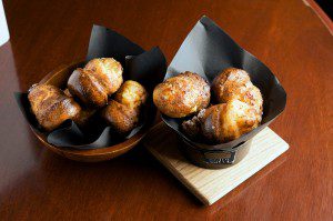 Photograph showcasing Mooo Restaurant's brunch popovers.