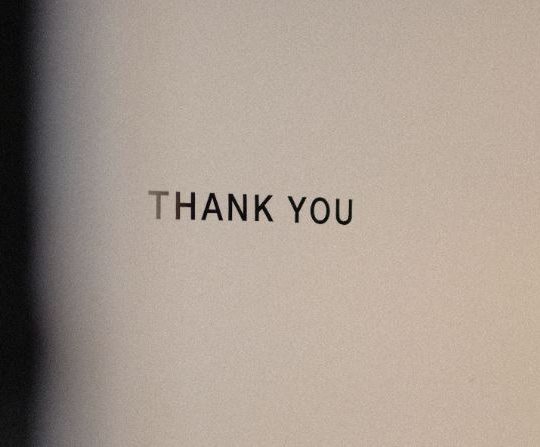 thank you text