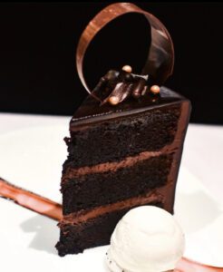 Valrhona Chocolate Cake.